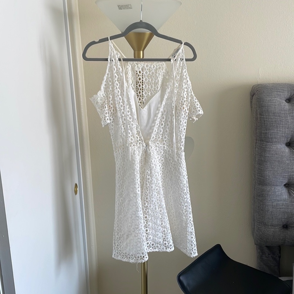 Bebe White Minidress